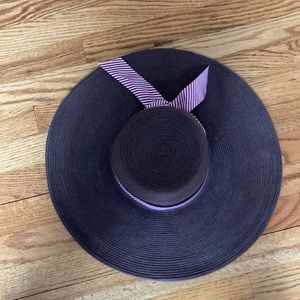 J.Crew brown hat with ribbon